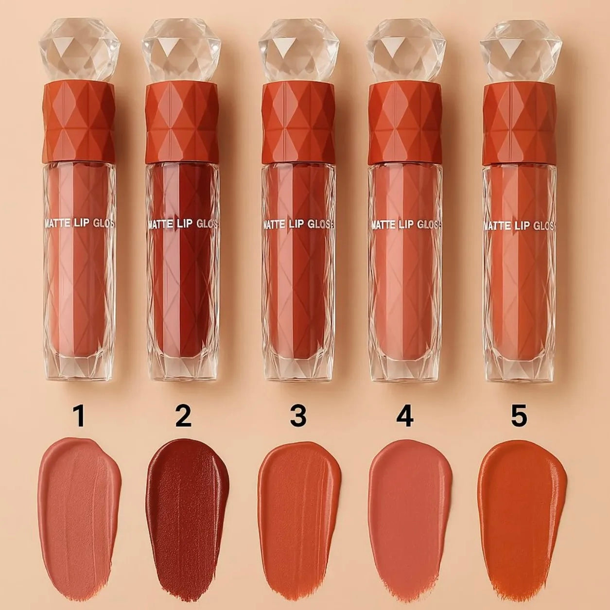 Diamond Nude lipstick | Matte Lipgloss 24hrs stay
